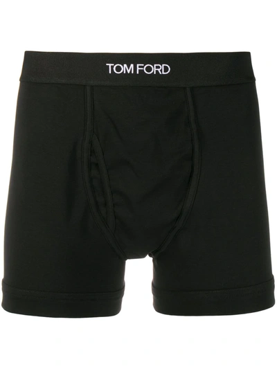 Tom Ford Logo Band Boxers In Black