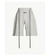 Fear Of God Drawstring Cotton-jersey Shorts In Heather Grey