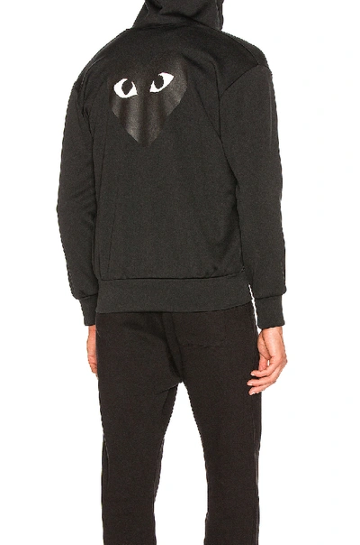 Comme Des Garçons Play Big Heart Sweatshirt In Black