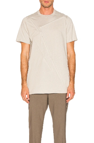 Rick Owens Loose Rod Tee In Oyster