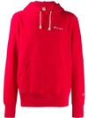 Champion Logo Hoody In Red