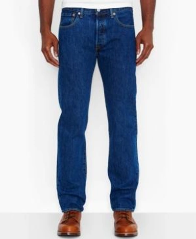 Levi's Men's Big & Tall 501 Original Fit Stretch Jeans In Dark Stonewash
