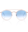 Ray Ban 51mm Aviator Gradient Lens Sunglasses - Blue Transparent