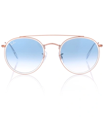 Ray Ban 51mm Aviator Gradient Lens Sunglasses - Blue Transparent