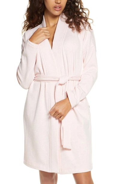 Ugg Blanche Ii Double-knit Fleece Robe In Pink