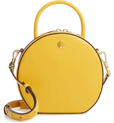 Kate Spade Andi Canteen Leather Crossbody Bag - Yellow In Vibrant Canary |  ModeSens