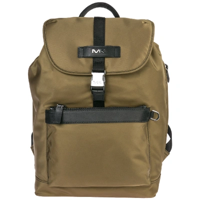 Michael Kors Men's Nylon Rucksack Backpack Travel  Kent In Green