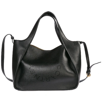 Stella Mccartney Women's Handbag Shopping Bag Purse Tote Stella Logo In Black