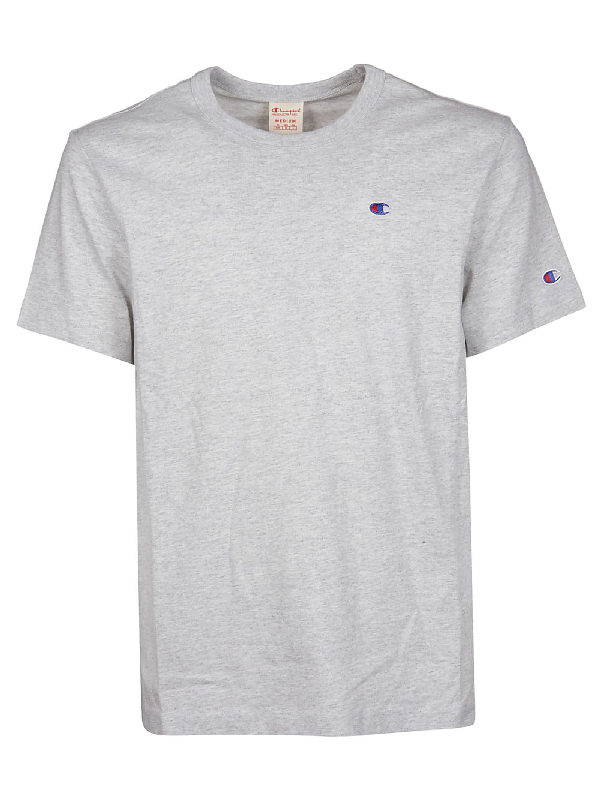 Champion Logo Embroidered T-shirt In Loxgm | ModeSens