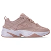 Nike Women's M2k Tekno Casual Shoes, Pink - Size 10.5