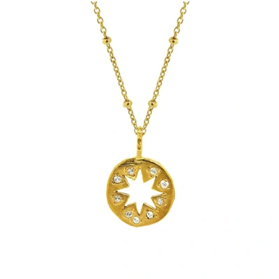 Yvonne Henderson Jewellery Cutout Star Necklace With White Sapphires