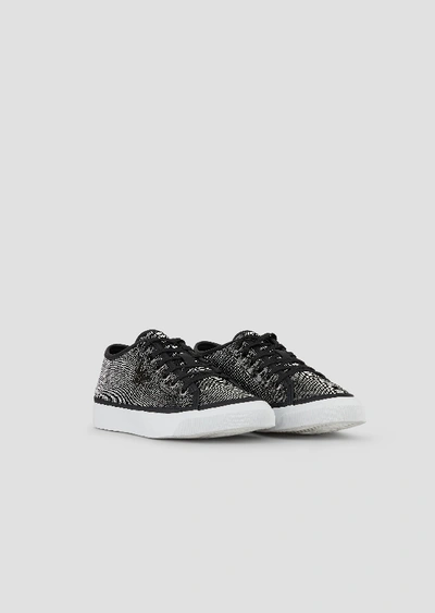 Emporio Armani Sneakers - Item 11643278 In Black