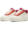 Nike Air Force 1 '07 Se Sneaker In Sail/ Team Orange/ Berry