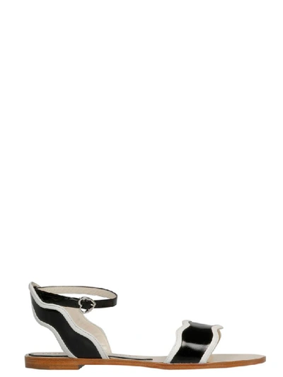 Francesca Bellavita Stardust Sandals In Black