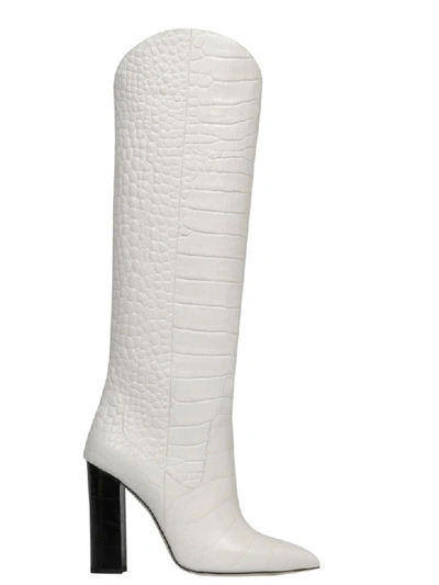 Francesca Bellavita Cowboy Boots In White