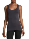 Hanro Touch Feeling Tank Top In Granite