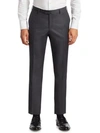 Isaia Sanita Basic Trouser In Dark Grey