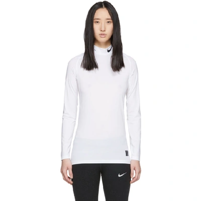Alyx 1017  9sm White Nike Edition Glitter Training Long Sleeve T-shirt In 007 White