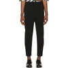 Issey Miyake Homme Plisse  Black Tapered Cropped Trousers