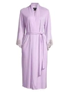 Natori Luxe Shangri-la Knit Robe In Light Wisteria