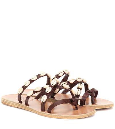 Ancient Greek Sandals Hydra Leather Sandals In Brown