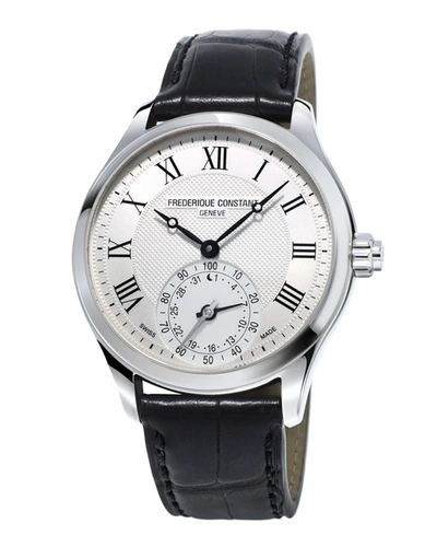 Frederique Constant Horological Smartwatch, 42mm In White/brown