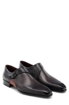 Magnanni Men's Carrera Single-monk Leather Shoes In Grey