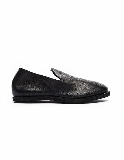 Guidi Black Leather Loafers