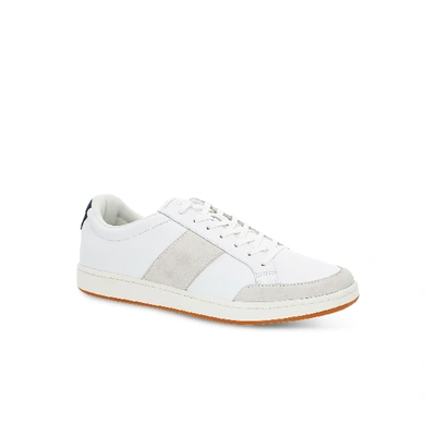 Lacoste Men's Carnaby Sneaker In Off White/navy