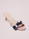 Kate Spade Simona Bow Slide Sandal In Light Lilac/parisian Navy