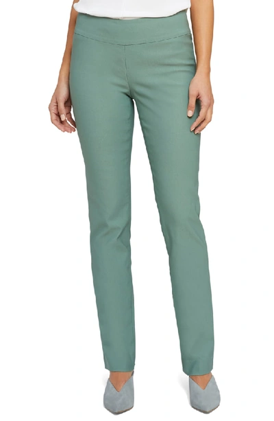 Nic And Zoe Nic+zoe Wonderstretch Straight-leg Pants In Juniper