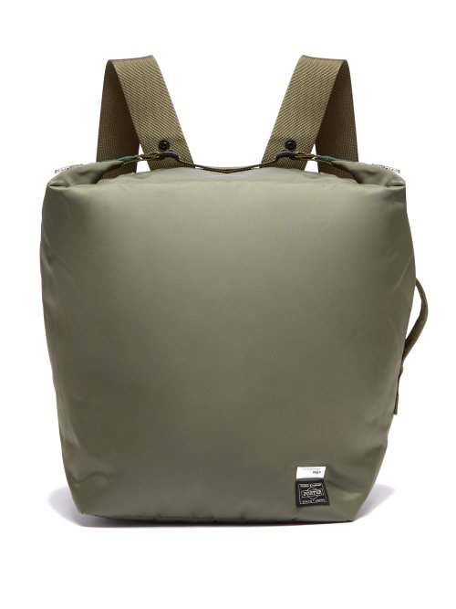 Toga X Porter Embellished Backpack In Khaki Modesens