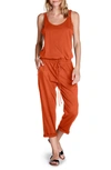 Michael Stars Tank Style Jumpsuit In Penny