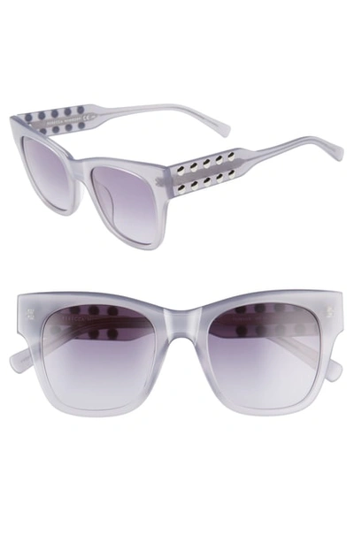 Rebecca Minkoff Tilden 2 51mm Gradient Square Sunglasses In Mauve