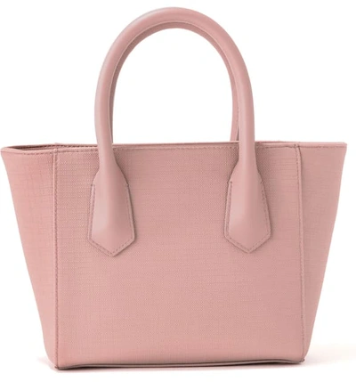 Dagne Dover Petite Signature Coated Canvas Tote - Pink In Wildflower