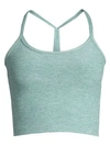 Beyond Yoga Spacedye Racerback Tank In Island Topaz White