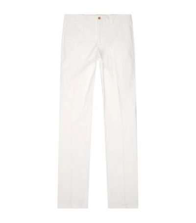 Polo Ralph Lauren Gregory Wool Trousers In Cream
