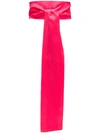 Sara Roka Tie Detail Belt In Pink