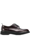 Green George Brogue Shoes - Brown