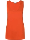 P.a.r.o.s.h Scoop Neck Top In Orange