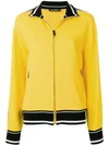 Dolce & Gabbana Contrast Stripe Jacket In Yellow