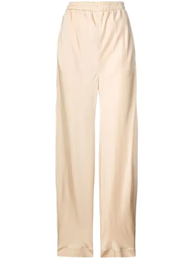Chloé Palazzo Trousers In Neutrals