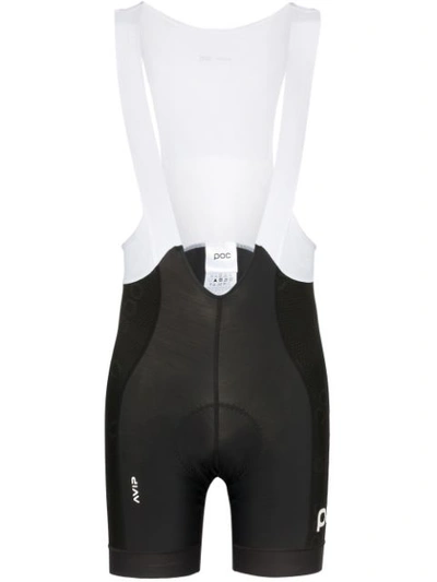 Poc Black And White Essential Road Vpds Bib Shorts