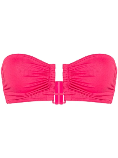 Eres Show Bandeau Bikini Top In Pink