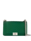 Marc Ellis Quilted Crossbody Bag - Green