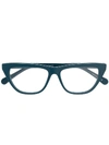 Stella Mccartney Eyewear Brille Mit Ketten - Blau In Blue