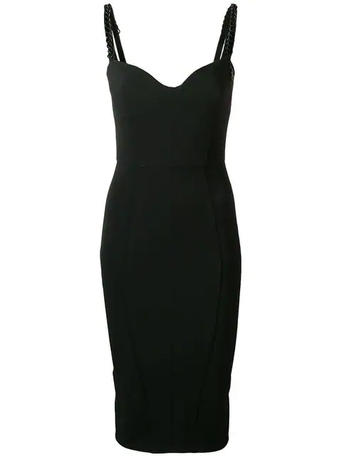 elisabetta franchi dress black