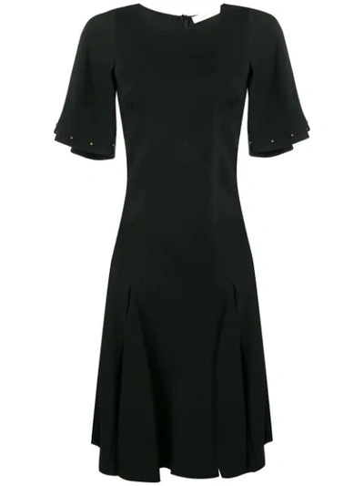 See By Chloé Pleated T-shirt Dress - Black