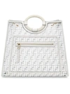 Fendi Runaway Shopper Bag In White