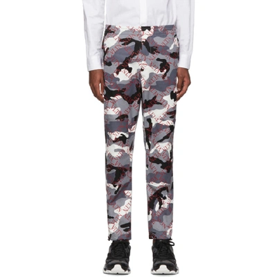 Valentino Grey Camo Vltn Lounge Pants In Up0greypink